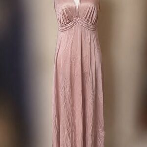 Vintage Vanity Fair Pink Nylon Nightgown Dress Size 34 Small